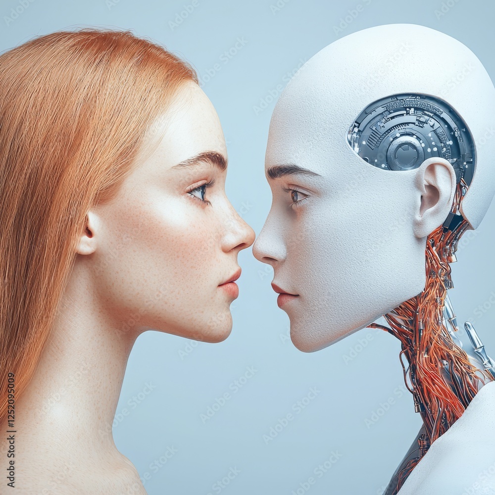 Human Connection with Futuristic Robot in a Surreal Face-to-Face Interaction Human Connection with Futuristic Robot in a Surreal Face-to-Face Interaction