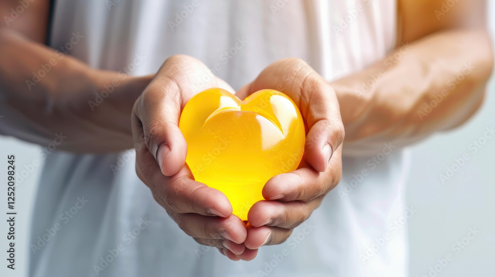 A man clutches his chest in distress, experiencing severe pain, a sign of a potential heart attack. A man clutches his chest in distress, experiencing severe pain, a sign of a potential heart attack.