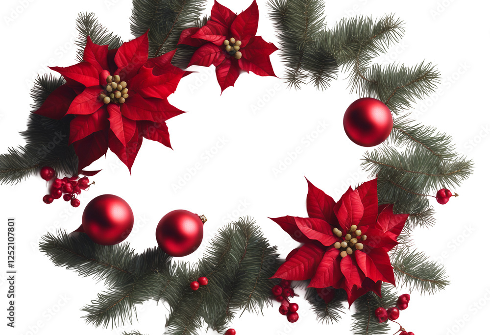 border branch beautiful text berry happy lay flat celebrate decoration holly celebration space top white frame 2020 tree flowers ball card flower red christmas bauble poinsettia cone view background