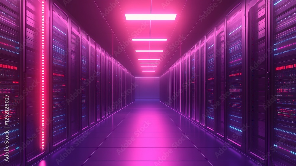 Exploring server technology data center digital infrastructure futuristic environment wide-angle view innovation concept Exploring server technology data center digital infrastructure futuristic environment wide-angle view innovation concept