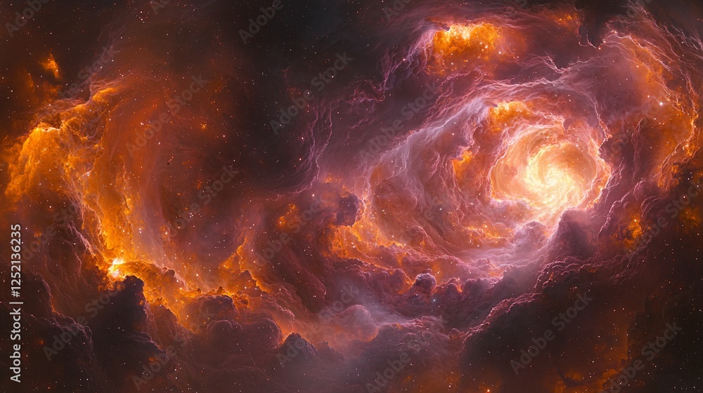 Cosmic Nebula swirling, vibrant colors, space, celestial Cosmic Nebula swirling, vibrant colors, space, celestial