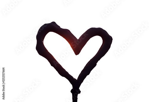 Obraz na płótnie shape colorful nubes sunset background faith symbol peace nature sun valentine ocean sky woman love hope close heart beautiful people spirituality human calmness sunlight concept sunrise signs w salonie