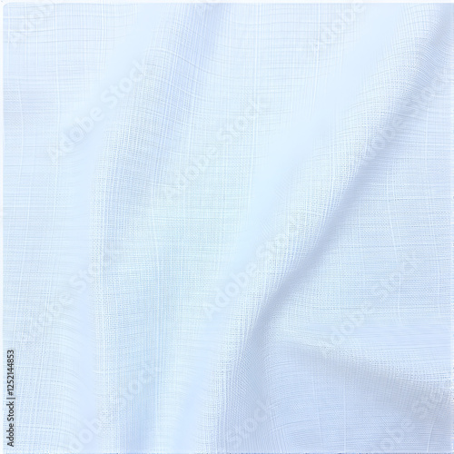 Light blue linen fabric with slight warp and weft texture, fabric, blue, light blue photo