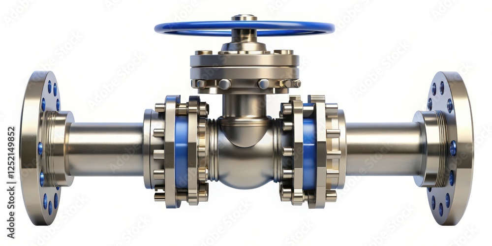 High detailed cross section image of ball valve , floor pipe, piping system, floor pipe High detailed cross section image of ball valve , floor pipe, piping system, floor pipe