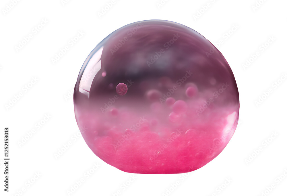 drop bar cherry accessory soap bubble cosmetic beauty droplet bathe aromatic cleanliness bathroom clean freshness pink bathtub finished isolation foam background drenched cut-out herbal health