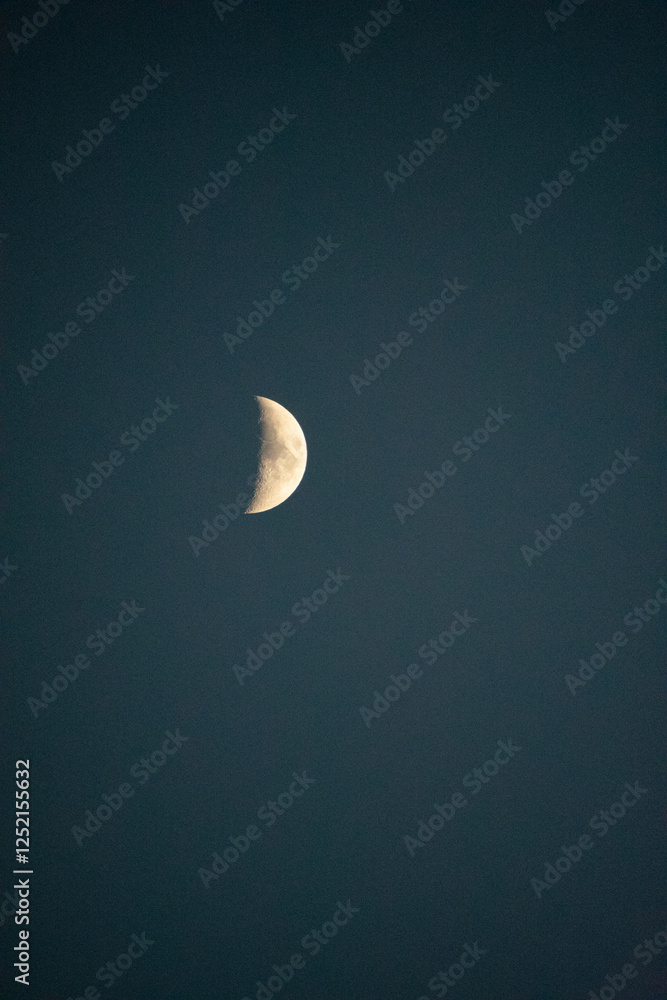 moon in the sky at the fading of the light moon in the sky at the fading of the light