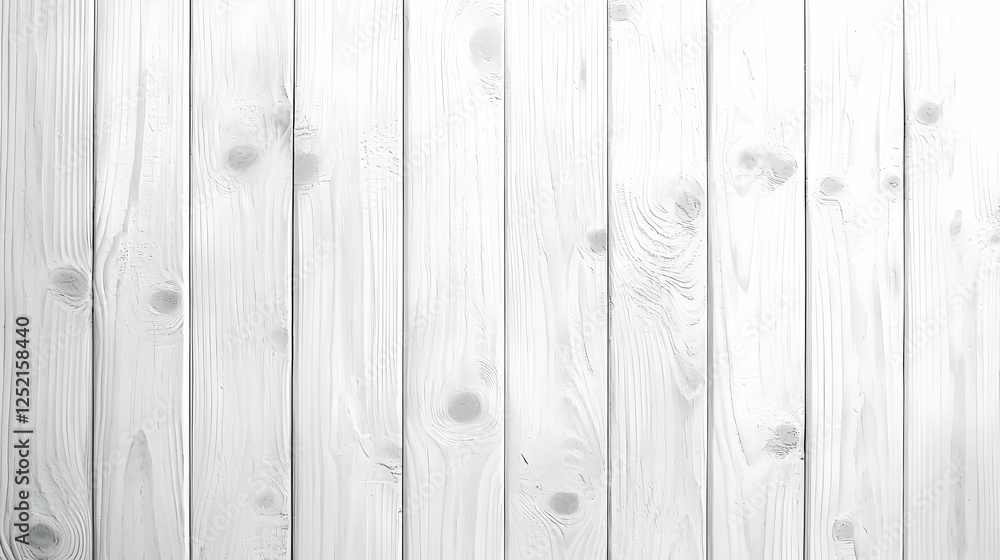 Fototapeta premium White painted wooden wall texture background