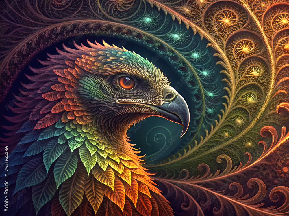 Fototapeta premium peacock feather background