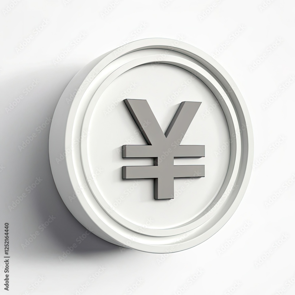Fototapeta premium yen sign icon