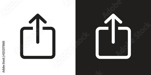 Vector Send Icons Black And White