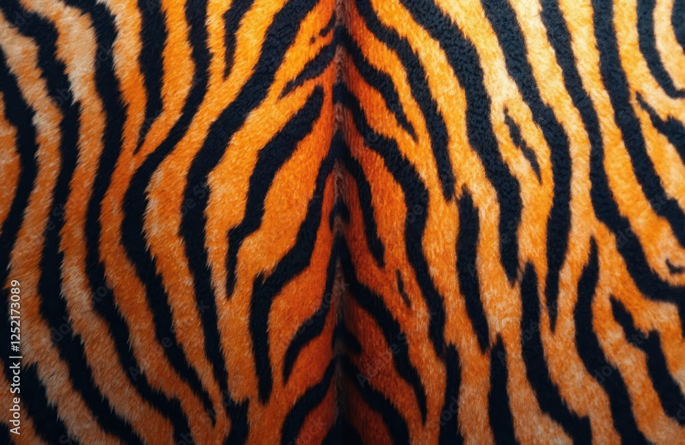 Tiger skin texture pattern design with orange, black stripes. Wild animal print evokes safari mood. Seamless visual fabric cat wallpaper for print and textile. Tiger skin texture pattern design with orange, black stripes. Wild animal print evokes safari mood. Seamless visual fabric cat wallpaper for print and textile.