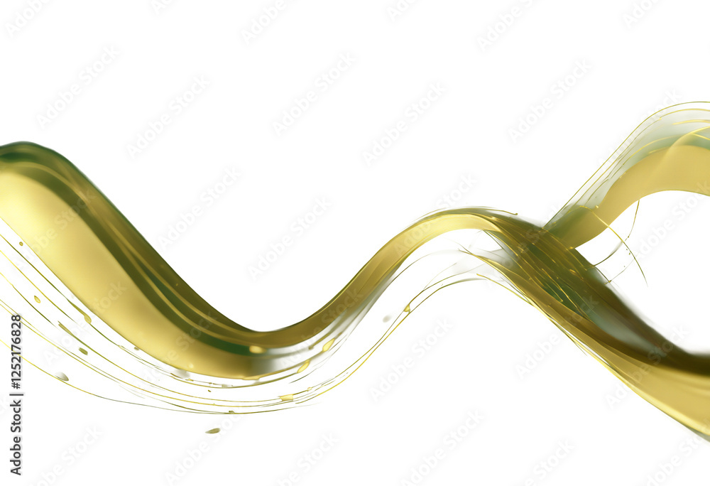 sheet design brass graphic glistering decorative plate line decoration style green wave wall polished light detail background modern element curve smooth gold art brown bronze abstract elegant