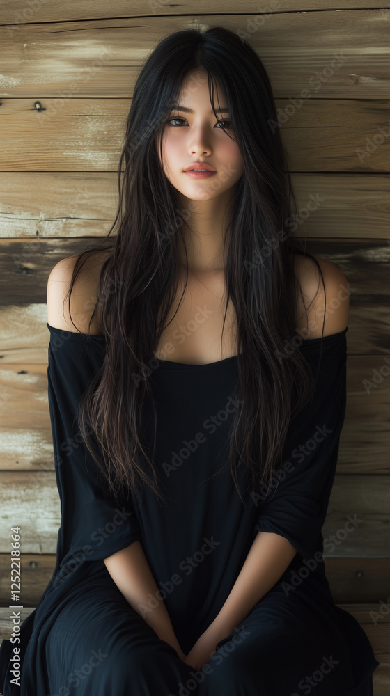 Fototapeta premium 美女, 女性, 美しい, 顔, モデル, 日本, 韓国, 中国, アジア, カフェ, ファッション, 人々, 人, ブルネット, 髪の毛, 笑みを浮かべている, 目, 悲しい, 笑う, 淑女, 化粧, ライフスタイル, ポーズ, うっとりさせる魅力, 唇, 肌, ヘアスタイル, 長い, 黒, 暗い, 茶色, 1, スタイル, 文科系, 美しさ, ビジネス, シティ, 女, アーバン, 学生, アウ