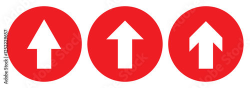 Scrolling arrow sign. Swipe up button icon. Landing page scroll symbol. Classic flat style. Simple swipe up icon.