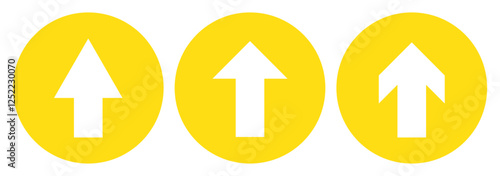 Free Download Scrolling arrow sign. Swipe up button icon. Landing page scroll symbol. Classic flat style. Simple swipe up icon. - GFXLoad