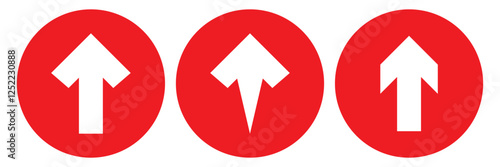 Scrolling arrow sign. Swipe up button icon. Landing page scroll symbol. Classic flat style. Simple swipe up icon.