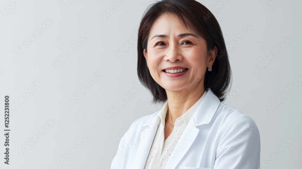 Smiling Asian Doctor Portrait: Healthcare Professional Smiling Asian Doctor Portrait: Healthcare Professional