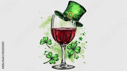 Celebrate St. Patrick's Day with a glass of Red Wine!