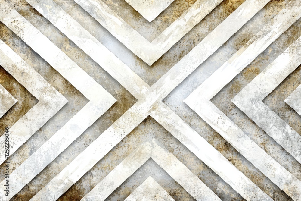 Elegant Geometric Background with Abstract Lines and Textures in Neutral Tones and Warm Hues