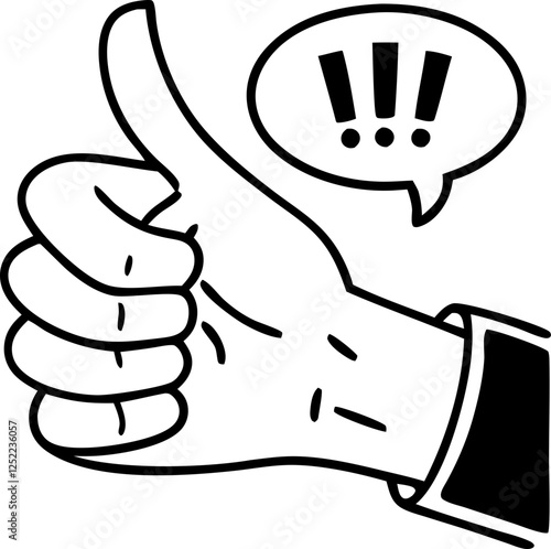 finger illustration