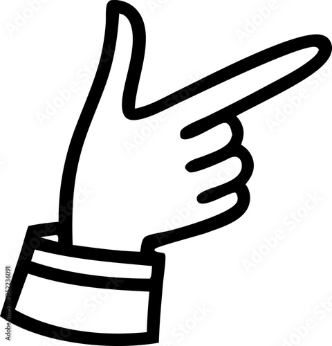 finger illustration