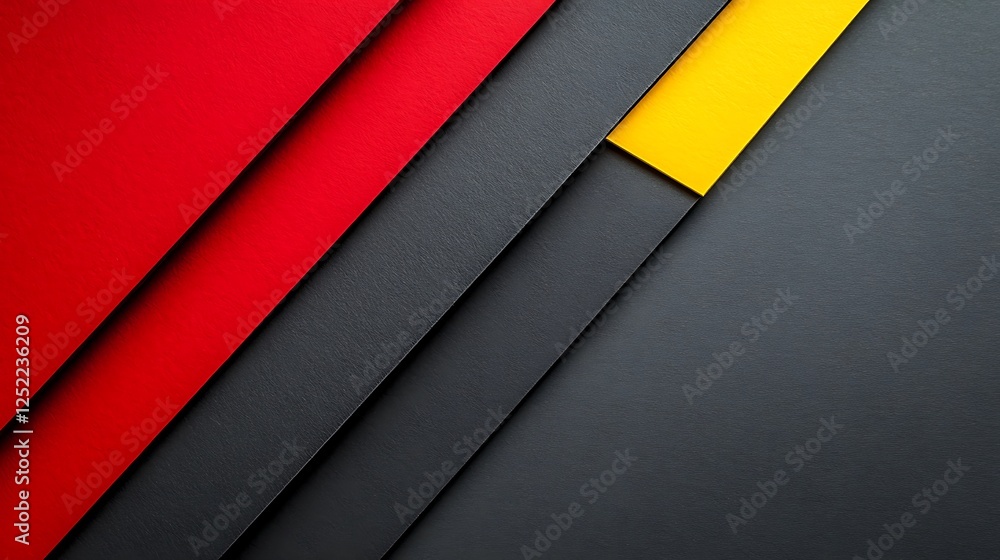 Abstract Red Black and Yellow Diagonal Stripes Design Abstract Red Black and Yellow Diagonal Stripes Design