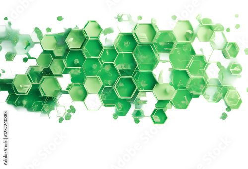 Obraz na płótnie energy business shape icon connected green growth image innovation sustainable text copy place background illustrating design icons development adding environmental space protection hexagonal w salonie