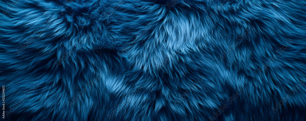 Blue fur texture background Blue fur texture background