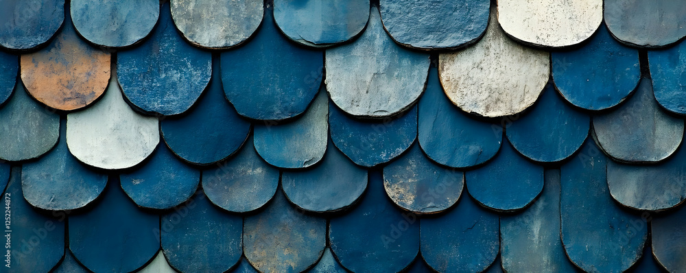 Blue roof shingles texture background Blue roof shingles texture background