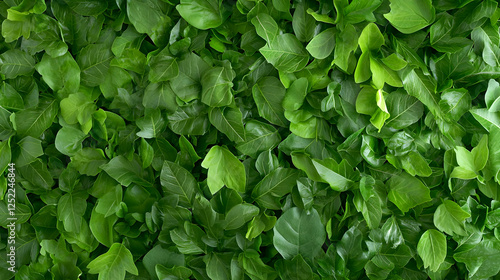 Wallpaper Mural Lush green leaves background texture Torontodigital.ca
