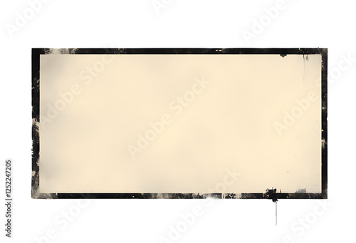 Obraz na płótnie illustration style retro antique textured element background graphic distressed dirty texture grunge paint border abstract white photo vintage design frame aged dark black art decorative decor brush w salonie