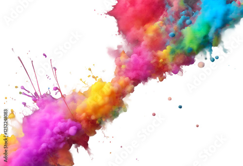 Obraz na płótnie neon black creative cosmic white abstract colorful speed smoke energy color splash motion powder red texture explode pink space colours design cosmos blue paint dust frame wallpaper background w salonie