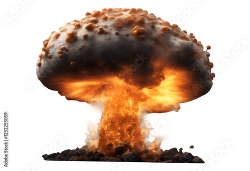 Obraz na płótnie explosion black fire accident cloud transparent symbol balefire protection bomb dangers atomic environmental png mushroom fireplace format nuclear burn night atom fireball background armageddon w salonie