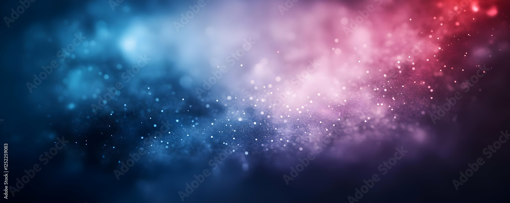 Abstract cosmic nebula, red blue glow Abstract cosmic nebula, red blue glow