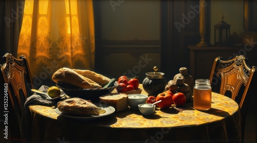 christmas table setting