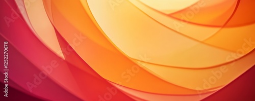 Abstract gradient layers with warm colors, artistic design concept