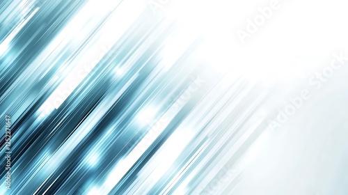 Abstract Blue and White Diagonal Lines Background