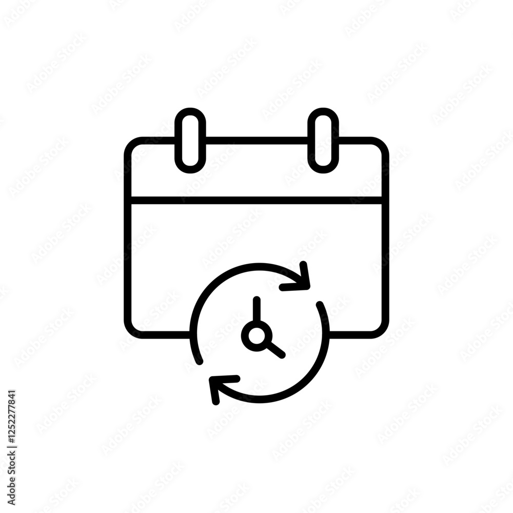 Working shift outline icons, minimalist vector illustration ,simple transparent graphic element .Isolated on white background Working shift outline icons, minimalist vector illustration ,simple transparent graphic element .Isolated on white background