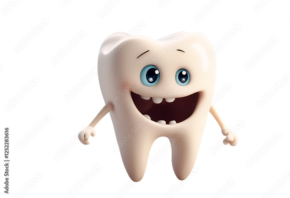 healthy denture human health cute concept blue enamel dentistry copy space teeth clean doctor cavity care clinic tooth smile dental light cartoon fresh composite check-up character background