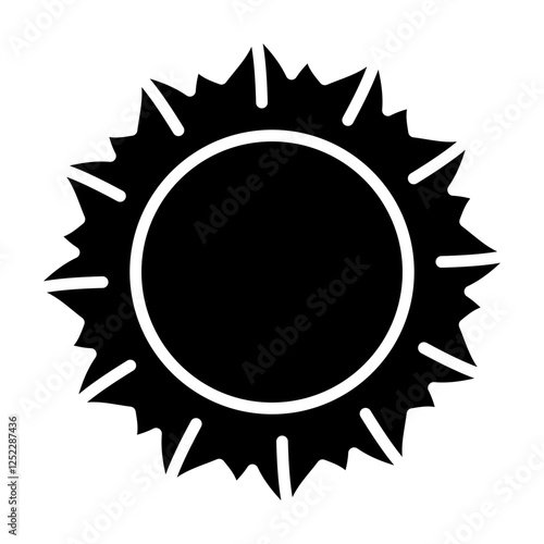 Solar Flare Icon For Design Elements
