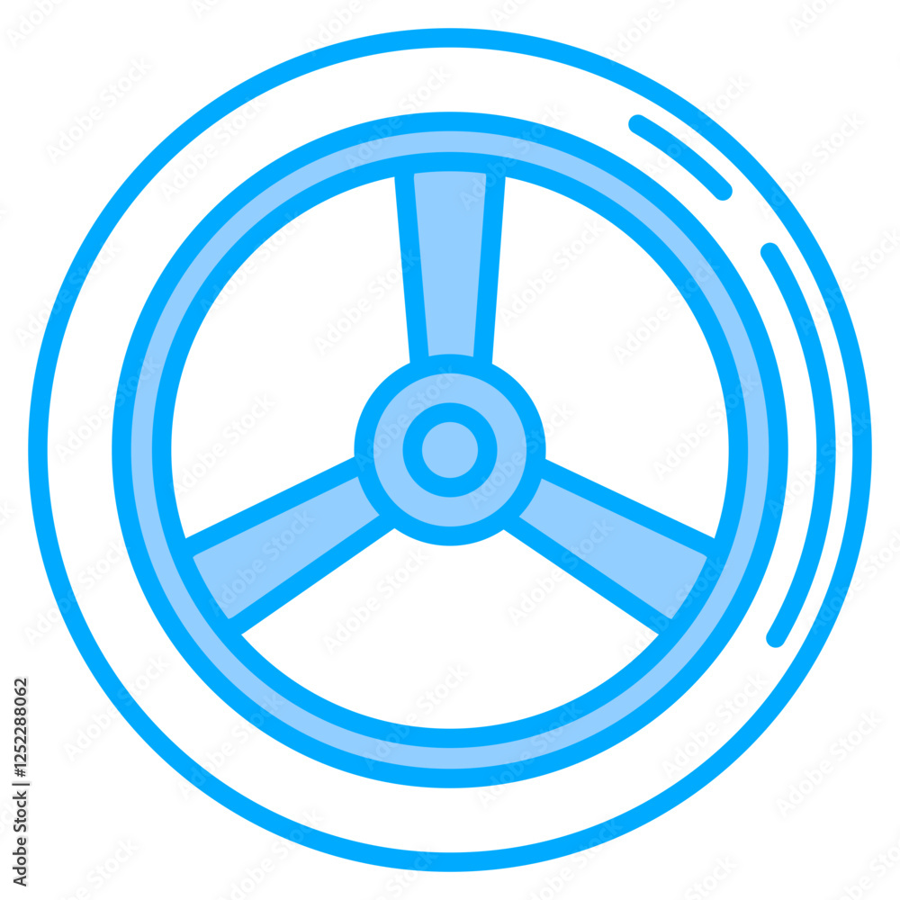 Fototapeta premium Warp Drive Icon For Design Elements