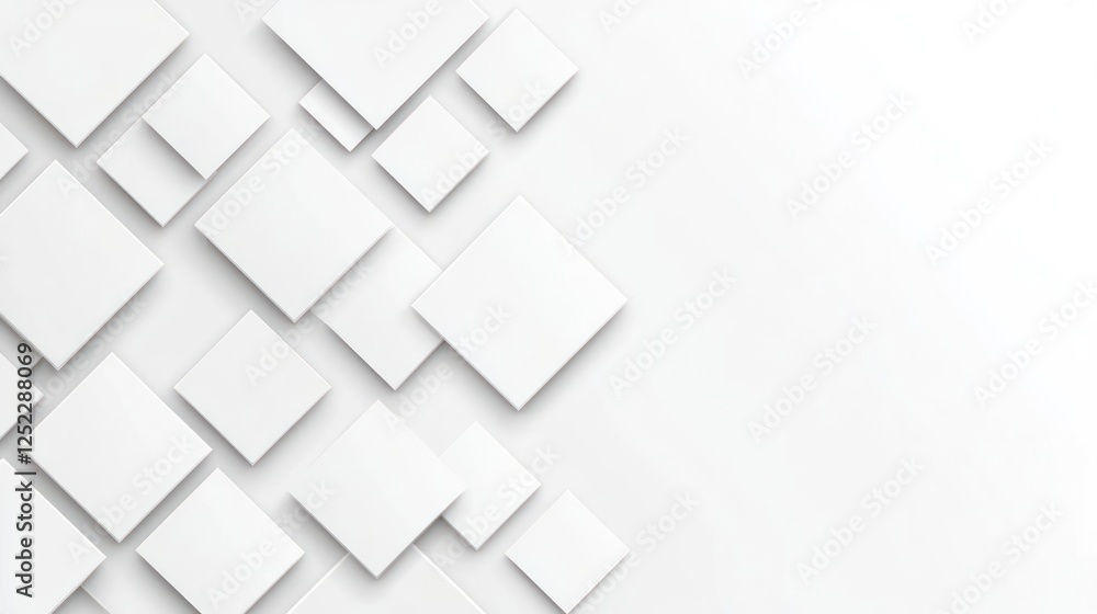 Abstract White Square Pattern Background Design Abstract White Square Pattern Background Design