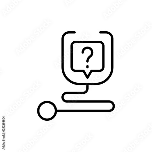 Health consult outline icons, minimalist vector illustration ,simple transparent graphic element .Isolated on white background