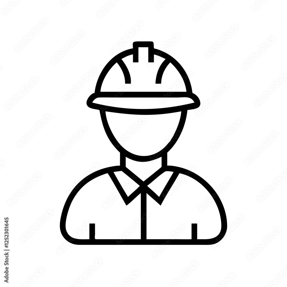 Construction worker icon, worker, construction, helmet, hard hat, builder, engineer, labor, job, work. Construction worker icon, worker, construction, helmet, hard hat, builder, engineer, labor, job, work.