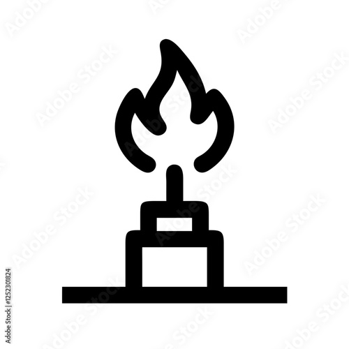 Blowtorch icon, torch, flame, fire, tool, heating, metalwork, plumbing, soldering, brazing.