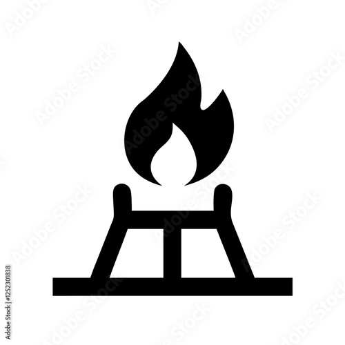 Blowtorch icon, torch, flame, fire, tool, heating, metalwork, plumbing, soldering, brazing.