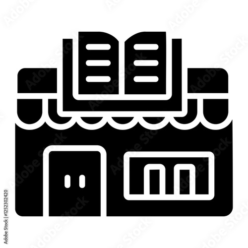 book shop Solid icon