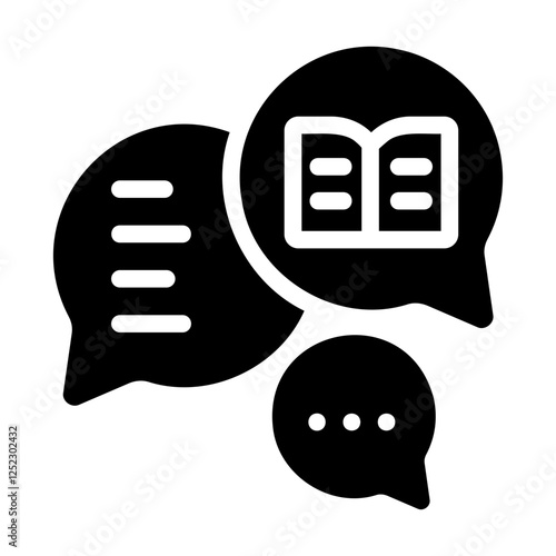 discussion Solid icon