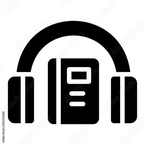 audio book Solid icon