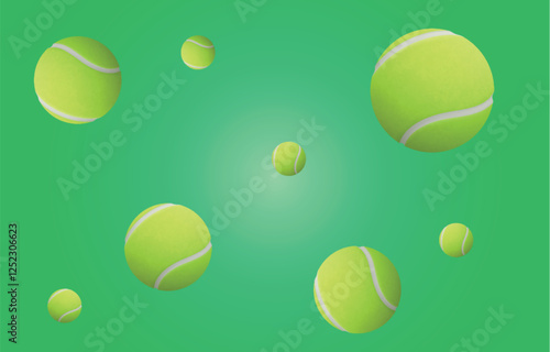 tennis ball background